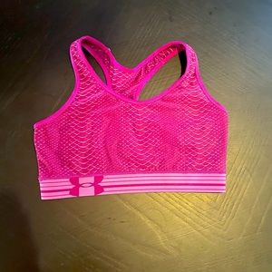 Under Armour sports bra Heat Gear Active sports bra pink and purple women size S